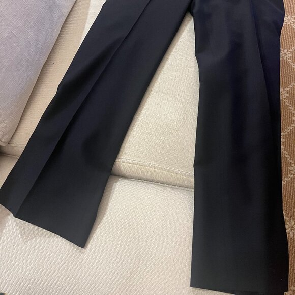 Ann Taylor Navy Wool Trousers - Picture 2 of 4